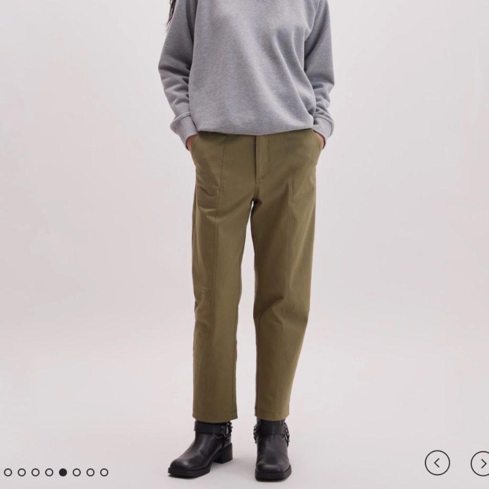 RicherPoorer Women's Archer Twill Pant - Olive Army / S